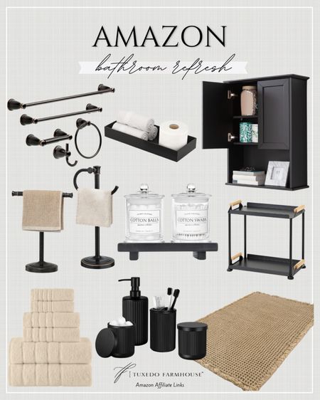 Amazon Bathroom Refresh

These oil rubbed bronze hardware pieces make such a wonderful base for you to design your bathroom or powder room around!

Seasonal, home decor, hardware, bathmat, towels, containers, hand towels, summer

#LTKSeasonal #LTKHome #LTKFindsUnder50