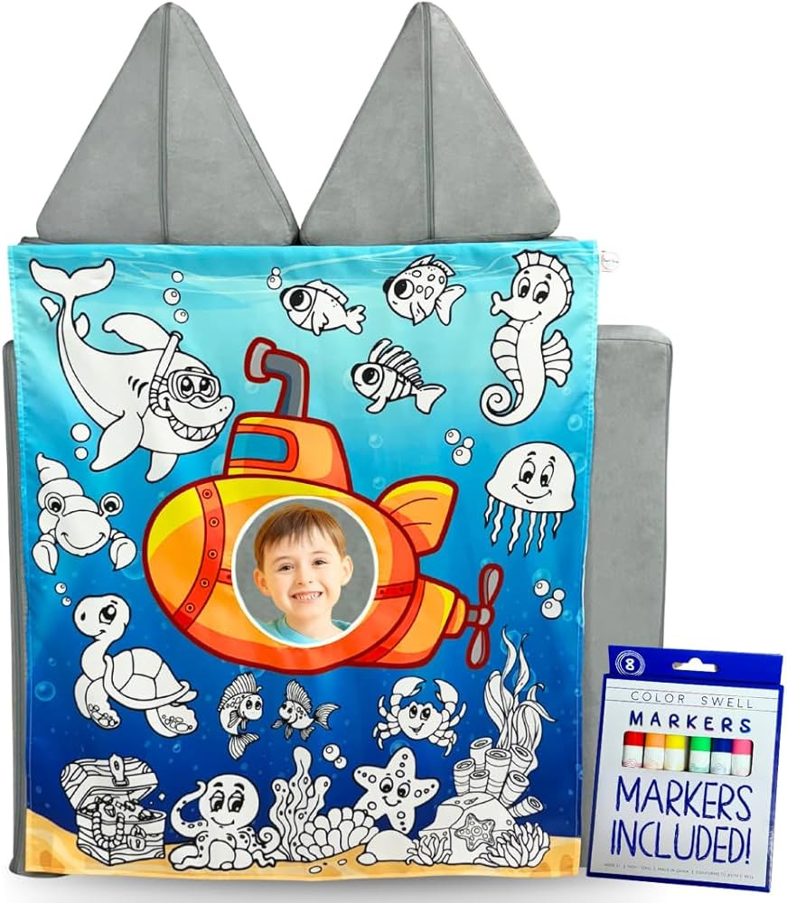 Play Panel for Childrens Foam Sofa Kids Couch (Underwater) | Amazon (US)