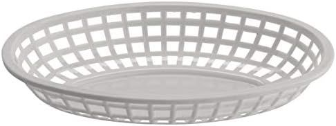 GET OB-938-W Oval Serving/Bread Basket, 9.5" x 6", White (Pack of 12) | Amazon (US)