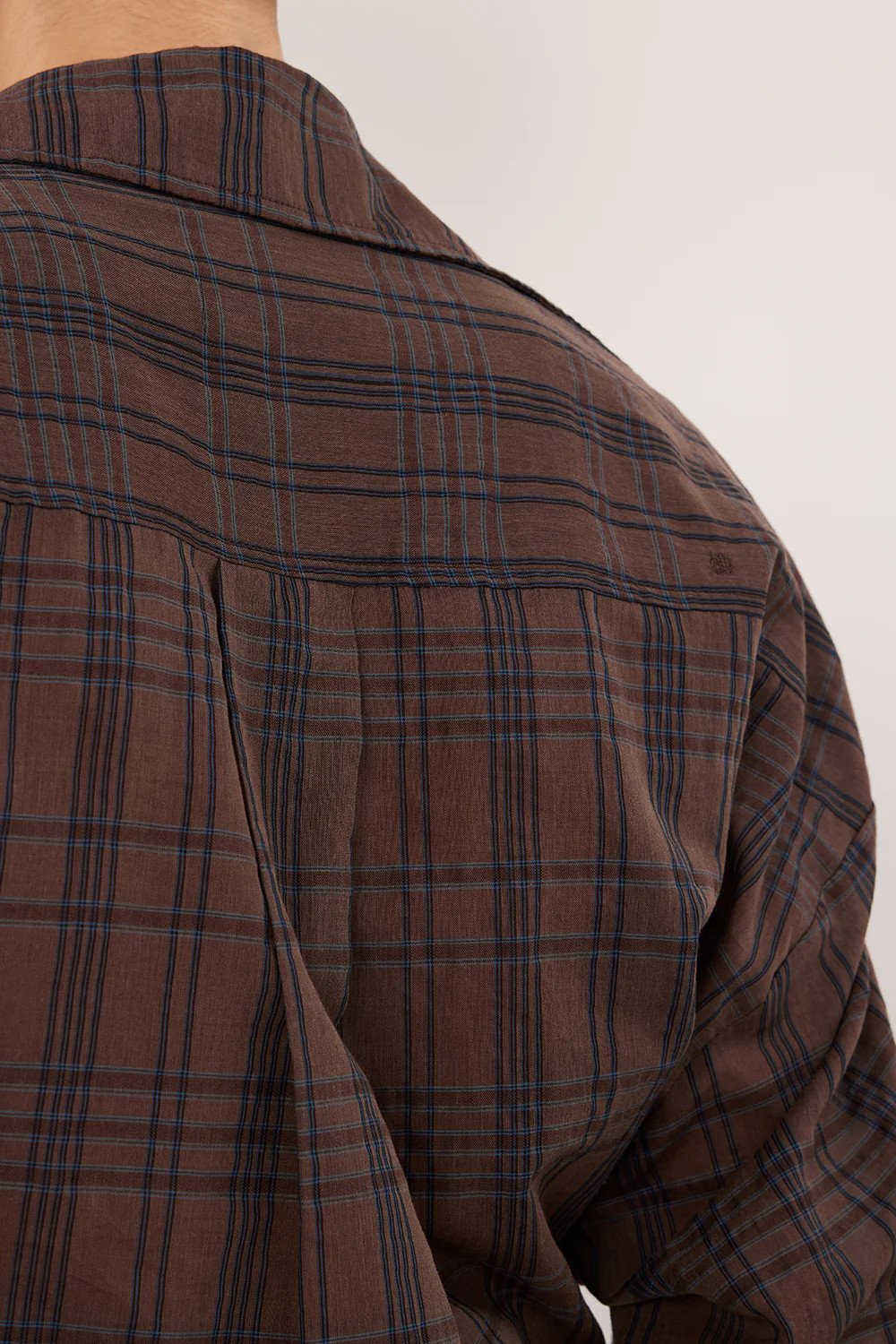 PETRA CHOC CHECK SHIRT | DISSH