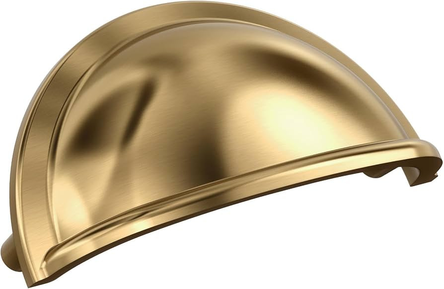 Amerock 10 Pack 3" Cup Pulls Champagne Bronze Drawer Pull | Amazon (US)