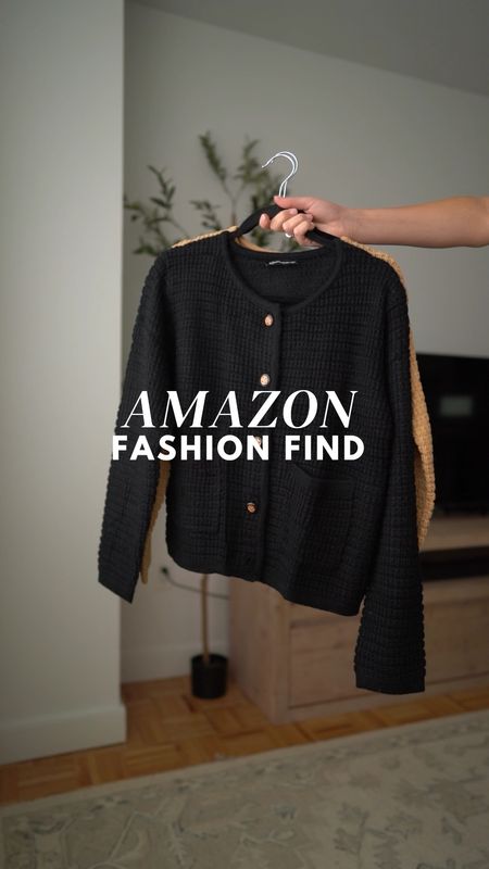 Amazon fashion find this cardigan has a lady jacket vibe but feels like a sweater! Comes in over 10 colors under $50 

Amazon fashion | amazon midsize | amazon womens fashion | amazon fall fashion | amazon outfit | amazon sweater | amazon fall fashion 

#LTKmidsize #LTKVideo #LTKfindsunder50