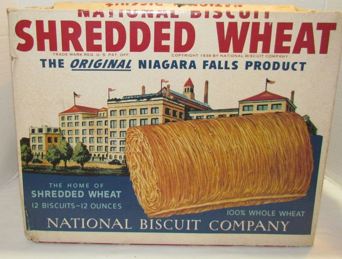 1939 Nabisco Shredded Wheat Oversize Store Display Box, 15 X 11 | eBay | eBay US