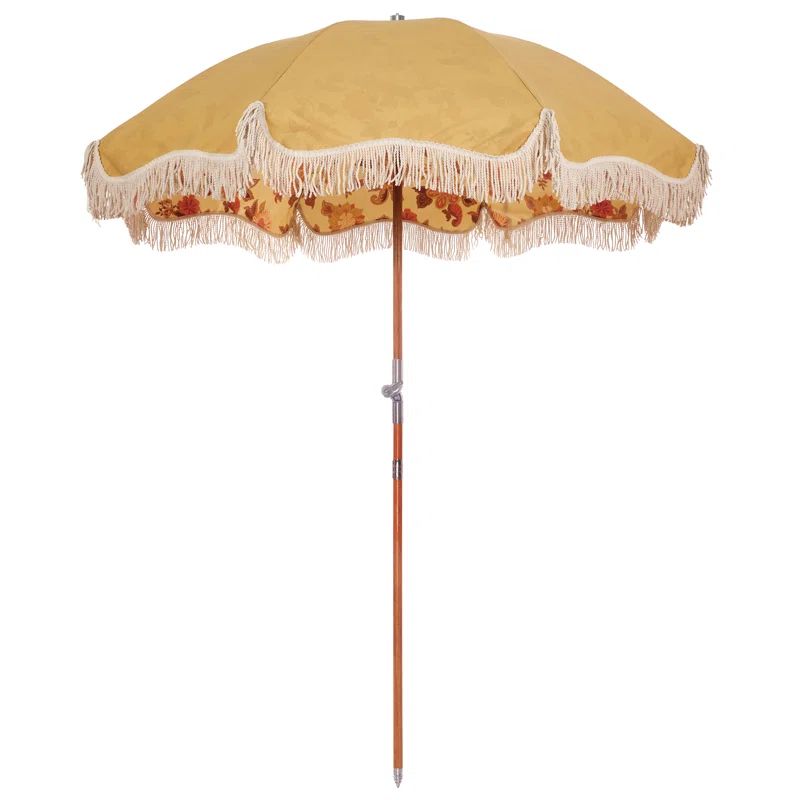 Kyrian 72'' Outdoor Beach Umbrella with Pattern | Wayfair North America