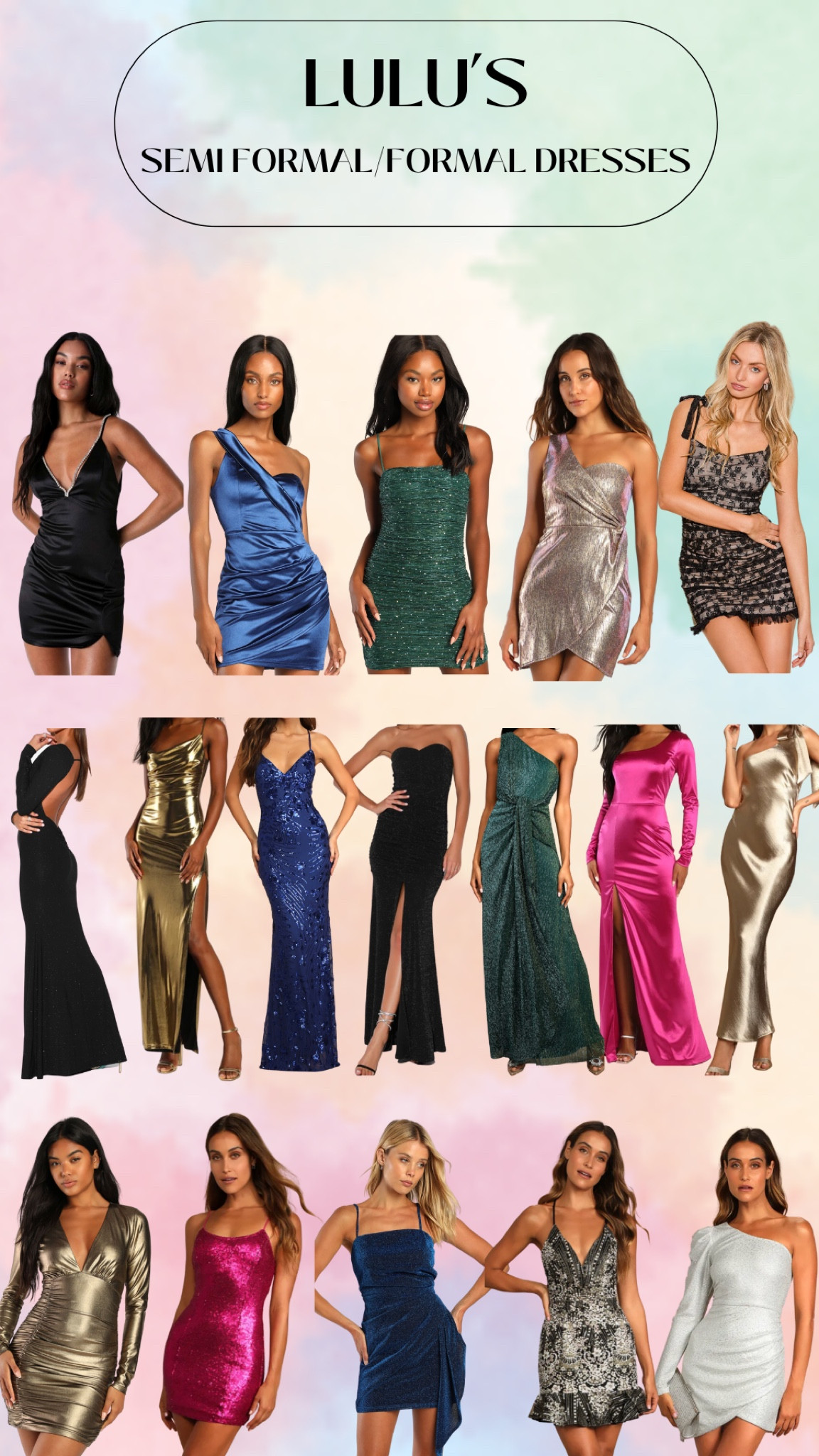 LULUS FORMAL DRESSES 


#LTKHoliday #LTKunder100 #LTKU