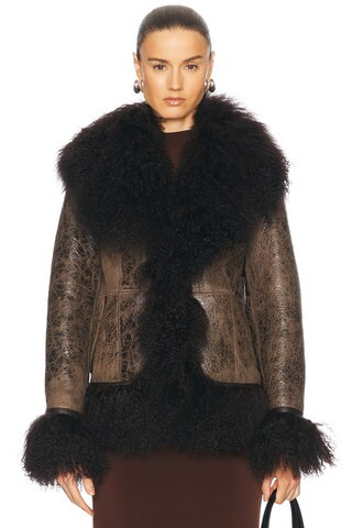 Saks Potts Bon Jacket in Brown | FWRD 