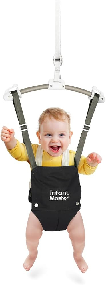 Infant Master Baby Doorway Jumpers, Sturdy Johnny Jumper Adjustable 10.8"-23.6" Strap, Soft Baby ... | Amazon (US)
