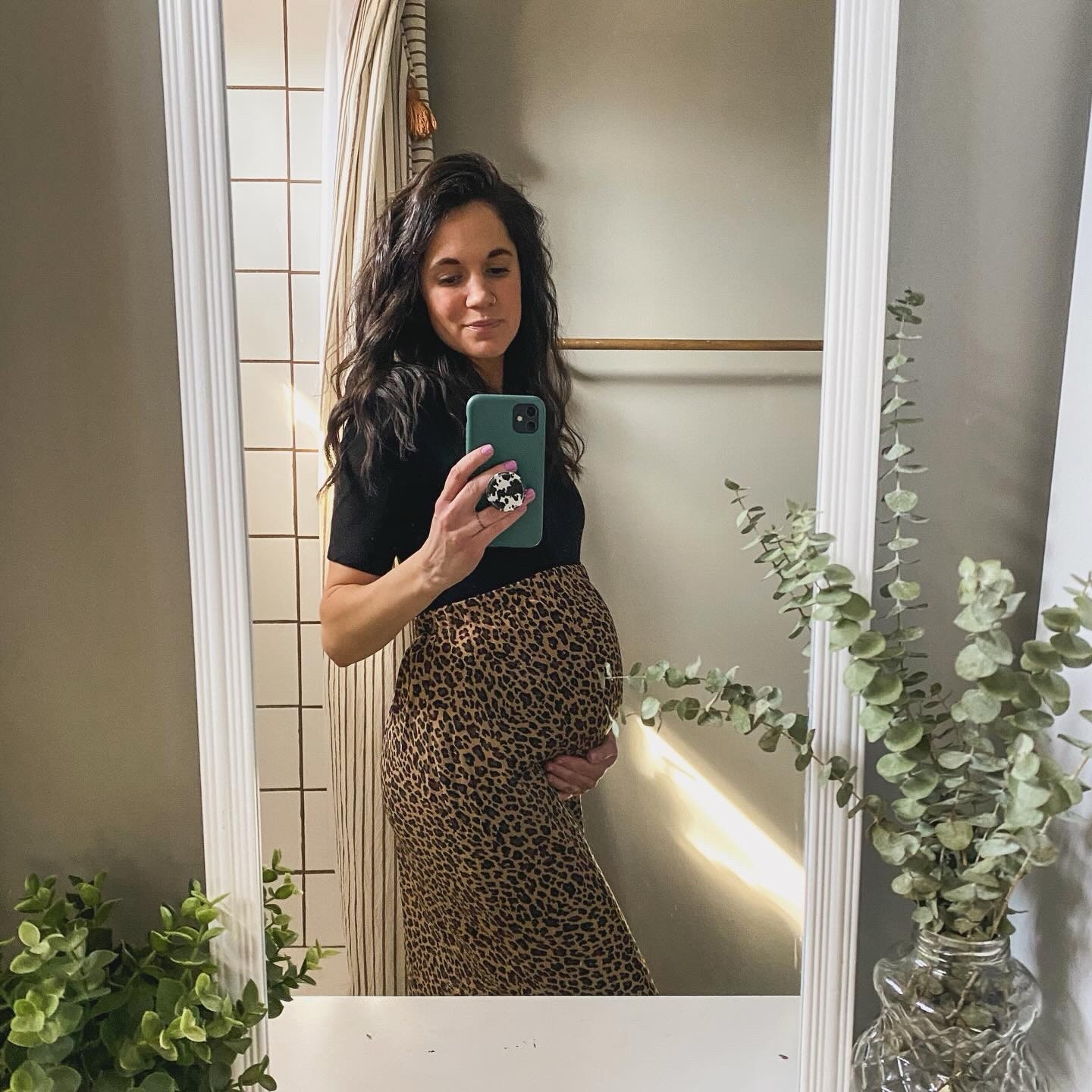 Loved this outfit today. The skirt is on sale / low stock at target so run!! I paired it with an oversized denim shirt since it’s still pretty cold here. But I can’t wait for warmer weather to dress this skirt down  

#LTKPetite #LTKBump #LTKSaleAlert
