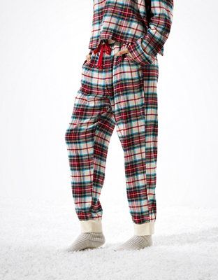 AEO Plaid Flannel PJ Jogger Pant | American Eagle Outfitters (US & CA)