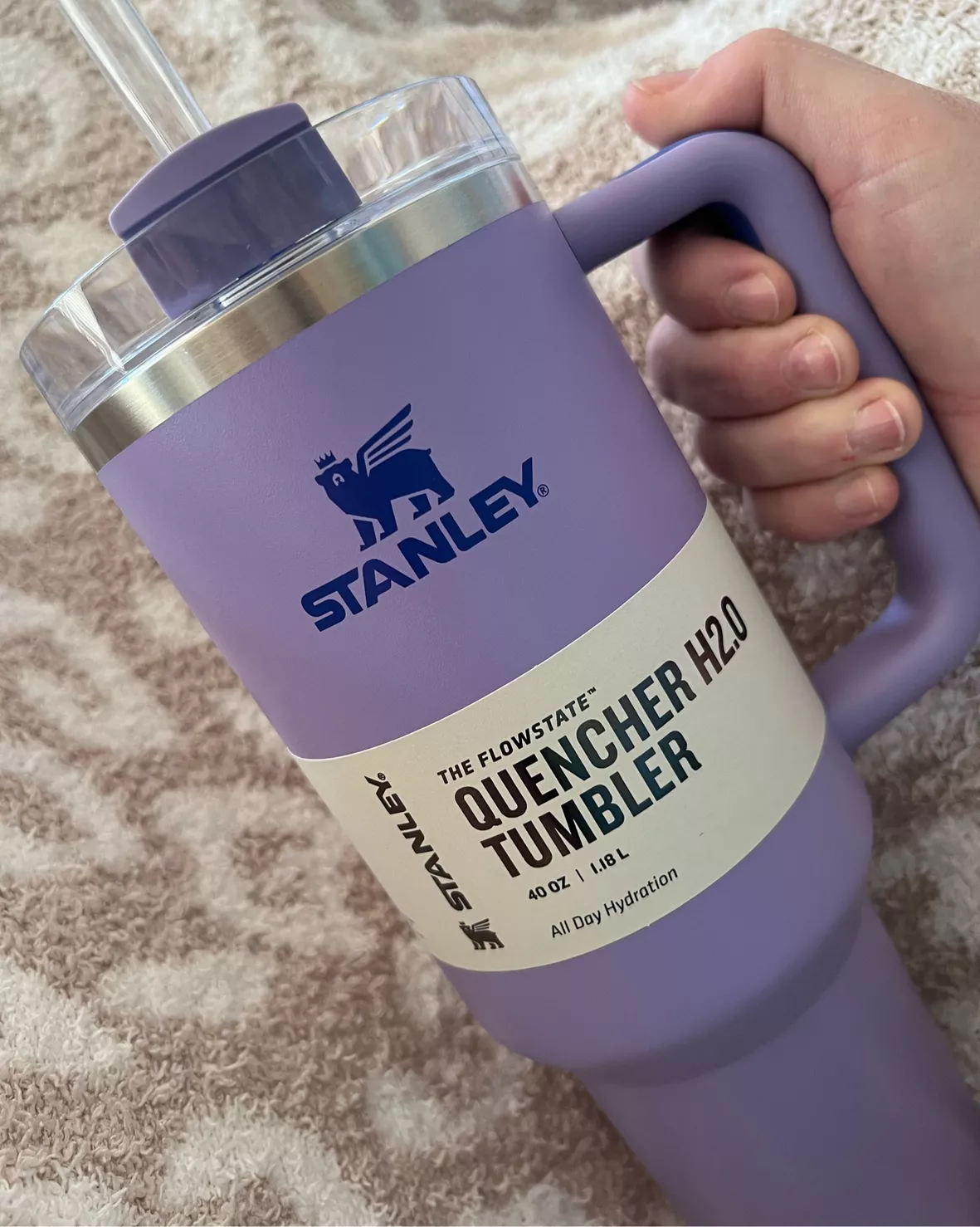 Stanley 40 oz vs 30 oz The Quencher H2.0 FlowState Tumbler with