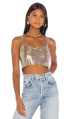 superdown Shana Chain Crop Top in Multi from Revolve.com | Revolve Clothing (Global)