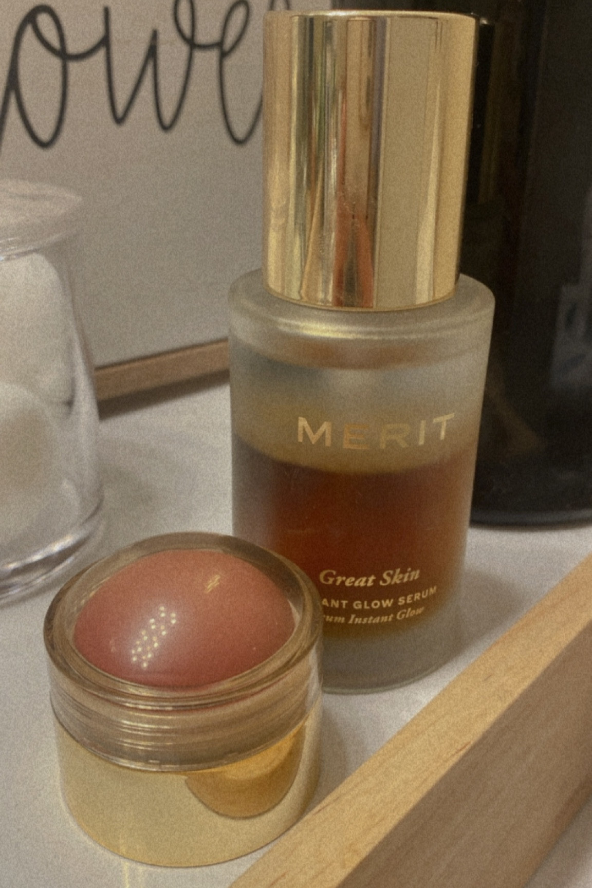 I have been loving Merit Beauty’s Great Skin Instant Glow Serum and the Flush Balm. I use the shade Beverly Hills ✨ I would recommend all of Merit’s products I just love them!

#LTKunder50 #LTKbeauty #LTKHoliday