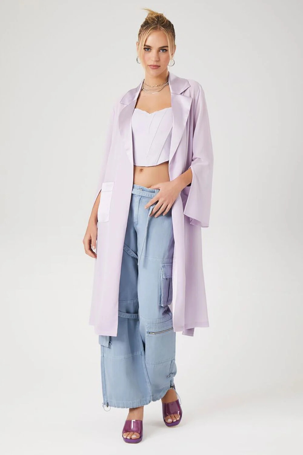 Chiffon Tie-Front Kimono | Forever 21 (US)