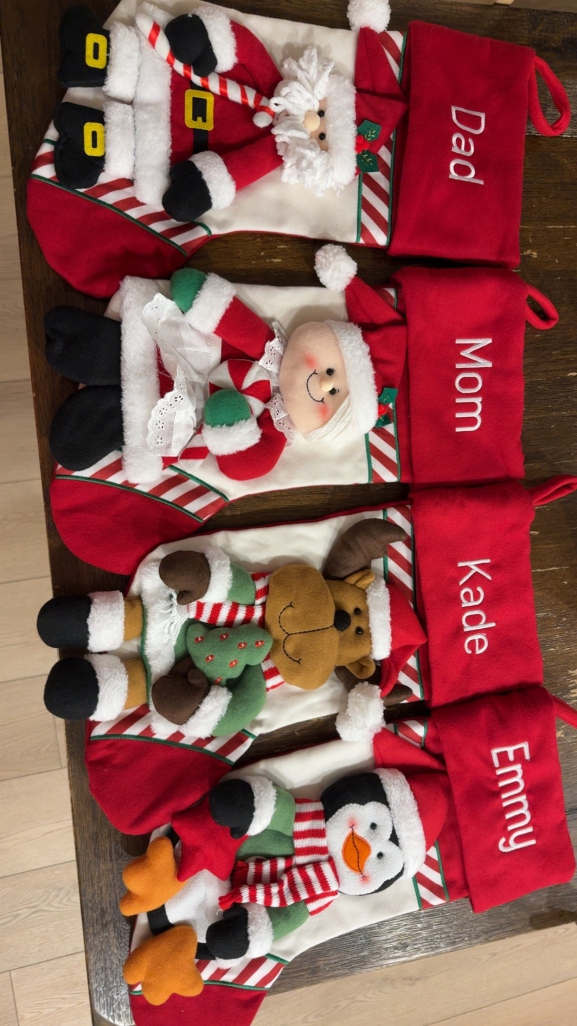 Traditional family stockings. Cute 3D stockings for the family. 

#LTKmomlife #LTKFindsUnder50 #LTKHoliday