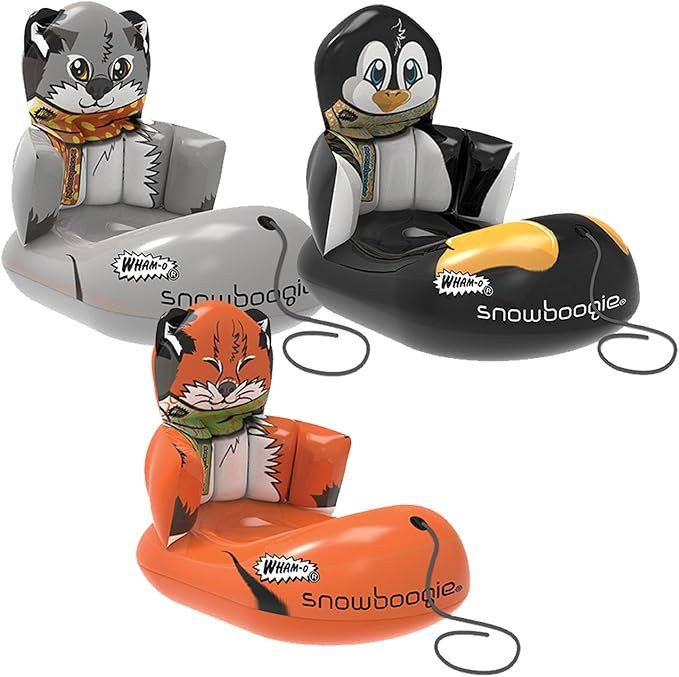 Snowboogie 33” Child Inflatable Air Tube Animal Pull Sled  | Single Rider Snow Sleds | Inflata... | Amazon (US)