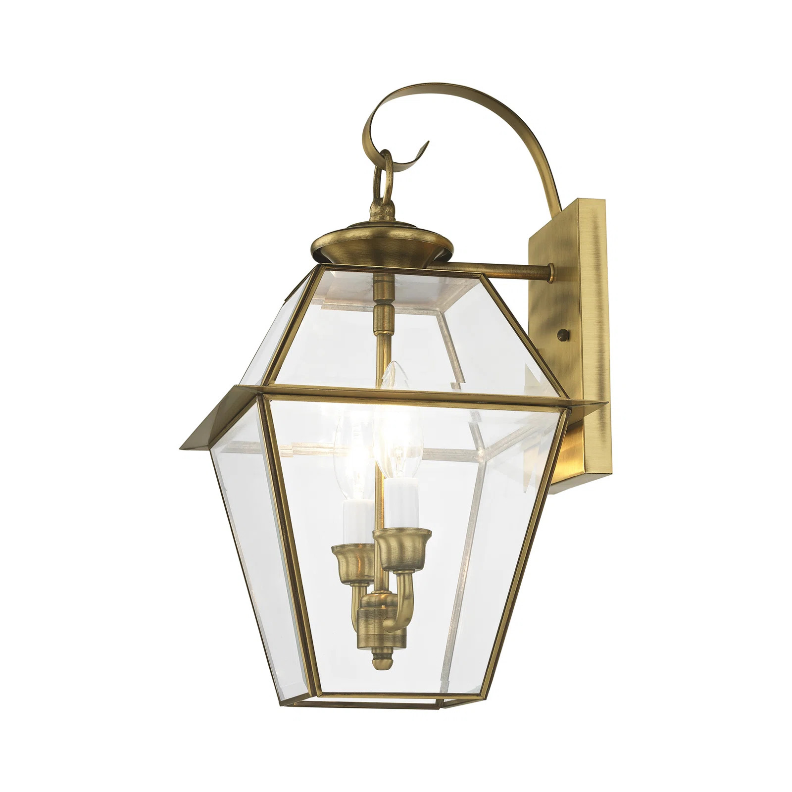 2 - Light Outdoor Wall Lantern | Wayfair North America