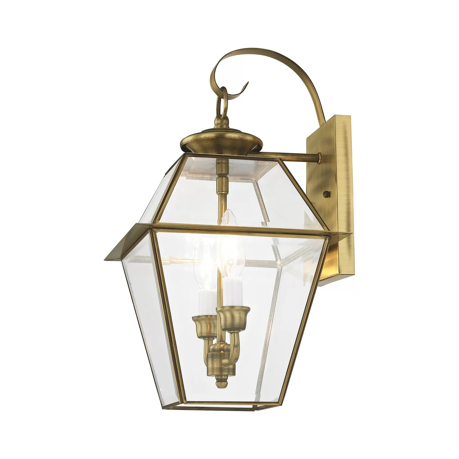 2 - Light Outdoor Wall Lantern | Wayfair North America