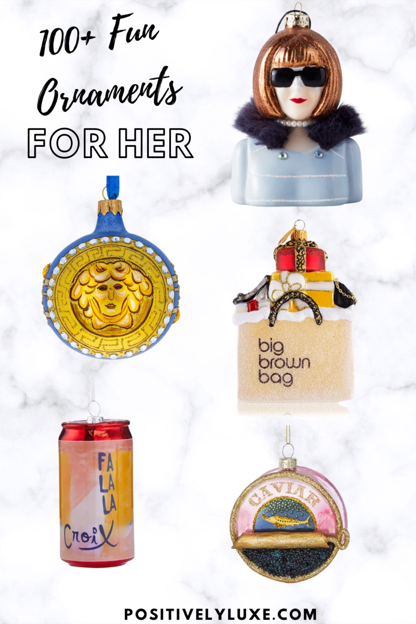 Super cute and fun ornaments for the fashionista! Find 100+ of them on the blog!

#LTKSeasonal #LTKHoliday #LTKstyletip