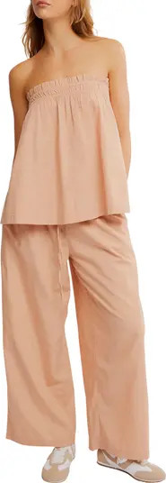 Free People Corfu Tube Top & Wide Leg Pants Set | Nordstrom | Nordstrom