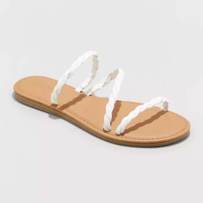 Women's Sunny Braided Strappy Sandals - Universal Thread™ | Target