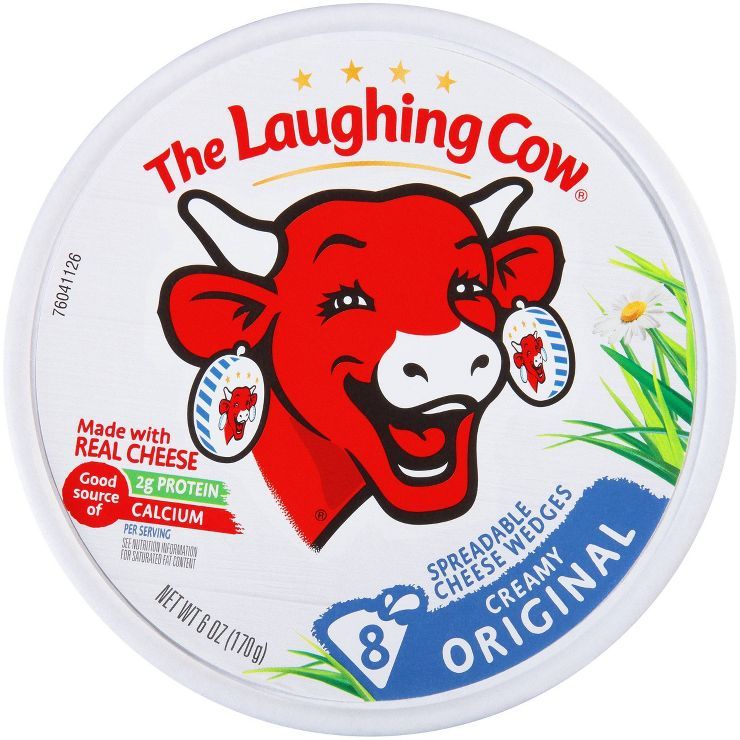 The Laughing Cow Original Creamy Swiss Spreadable Cheese Wedges - 6oz | Target
