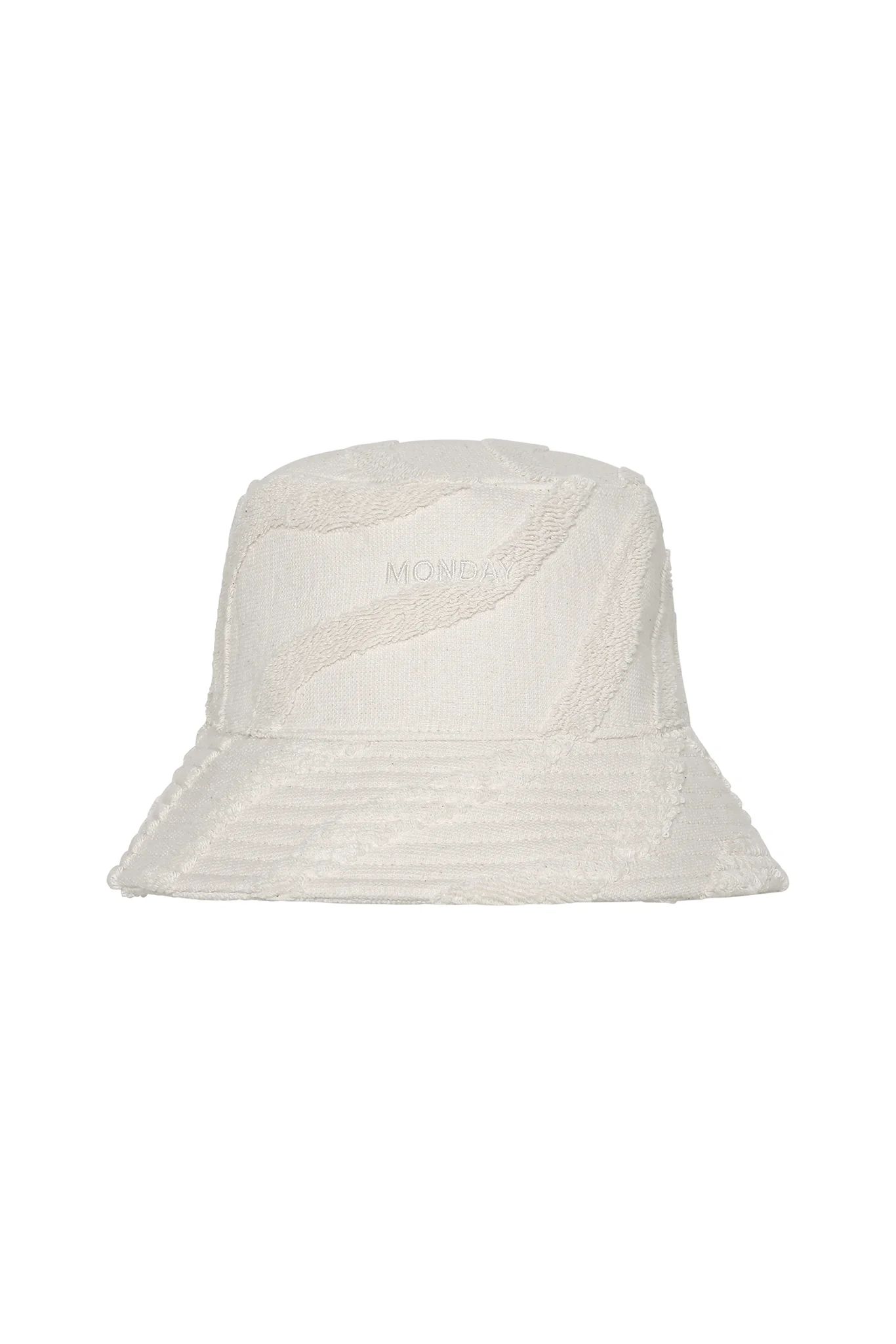 Marina Bucket Hat - Ivory | Monday Swimwear