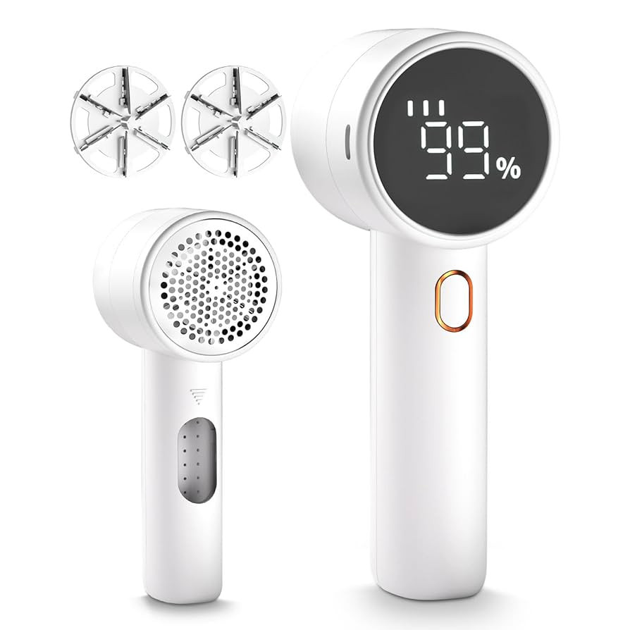 Fabric Shaver, Lint Remover Rechargeable, Electric Portable Sweater Defuzzer with 3 Speeds, 6 Lea... | Amazon (US)