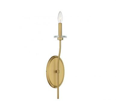 Richfield Wall Sconce, 1-Light, Warm Brass, 18"H (9-176-1-322 AHVWV) | Lighting Reimagined
