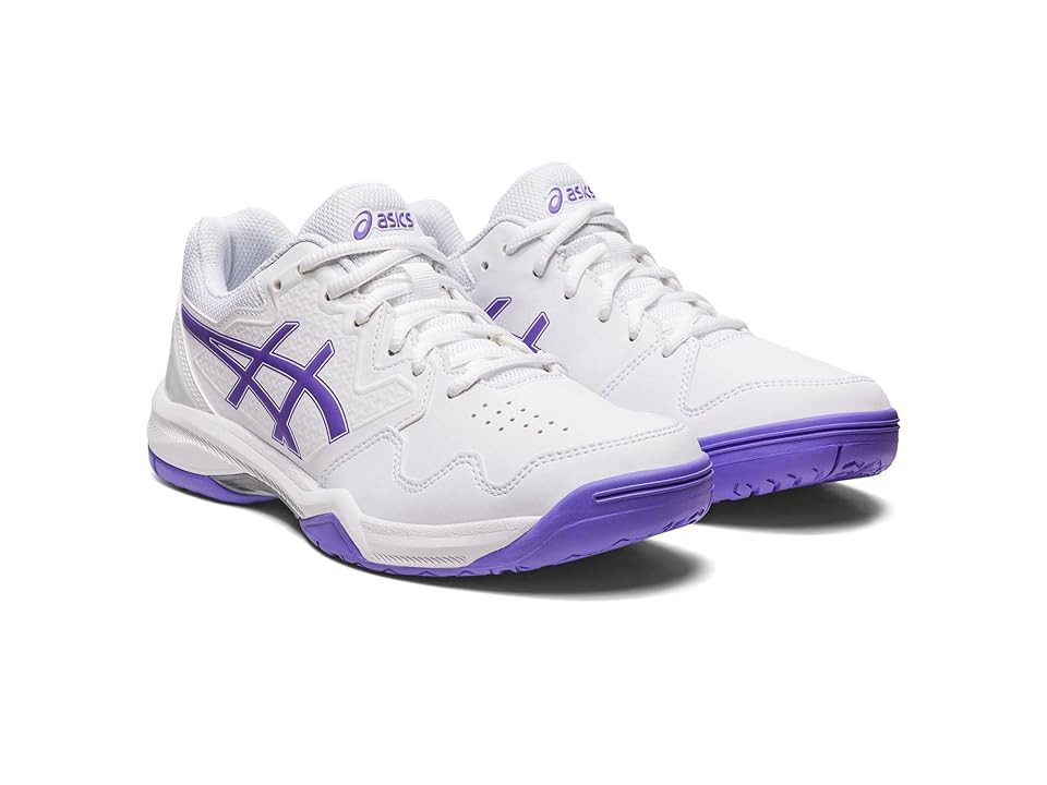 ASICS GEL-Dedicate 7 Tennis Shoe Women's Shoes White/Amethyst : 9.5 B - Medium | Zappos