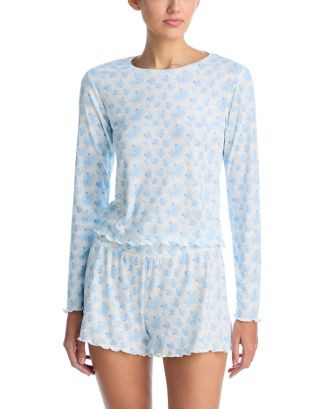 AQUA Pointelle Lounge Pajama Set - Exclusive   | Bloomingdale's Women | Bloomingdale's (US)