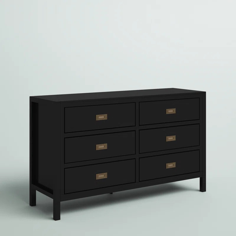 Shubert 6 Drawer 57'' W Double Dresser | Wayfair North America