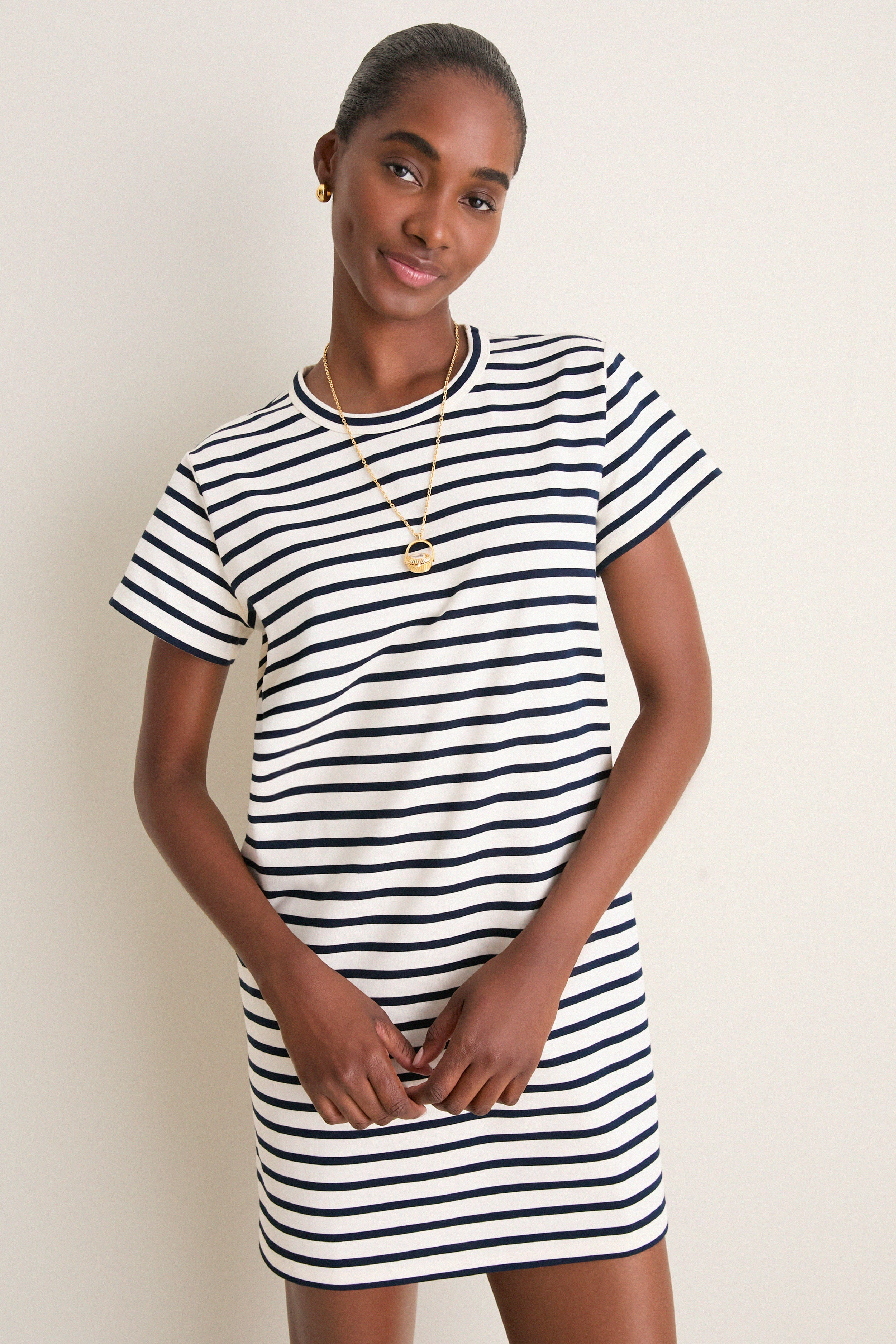 Navy Stripe Parker Mini Dress | Tuckernuck (US)