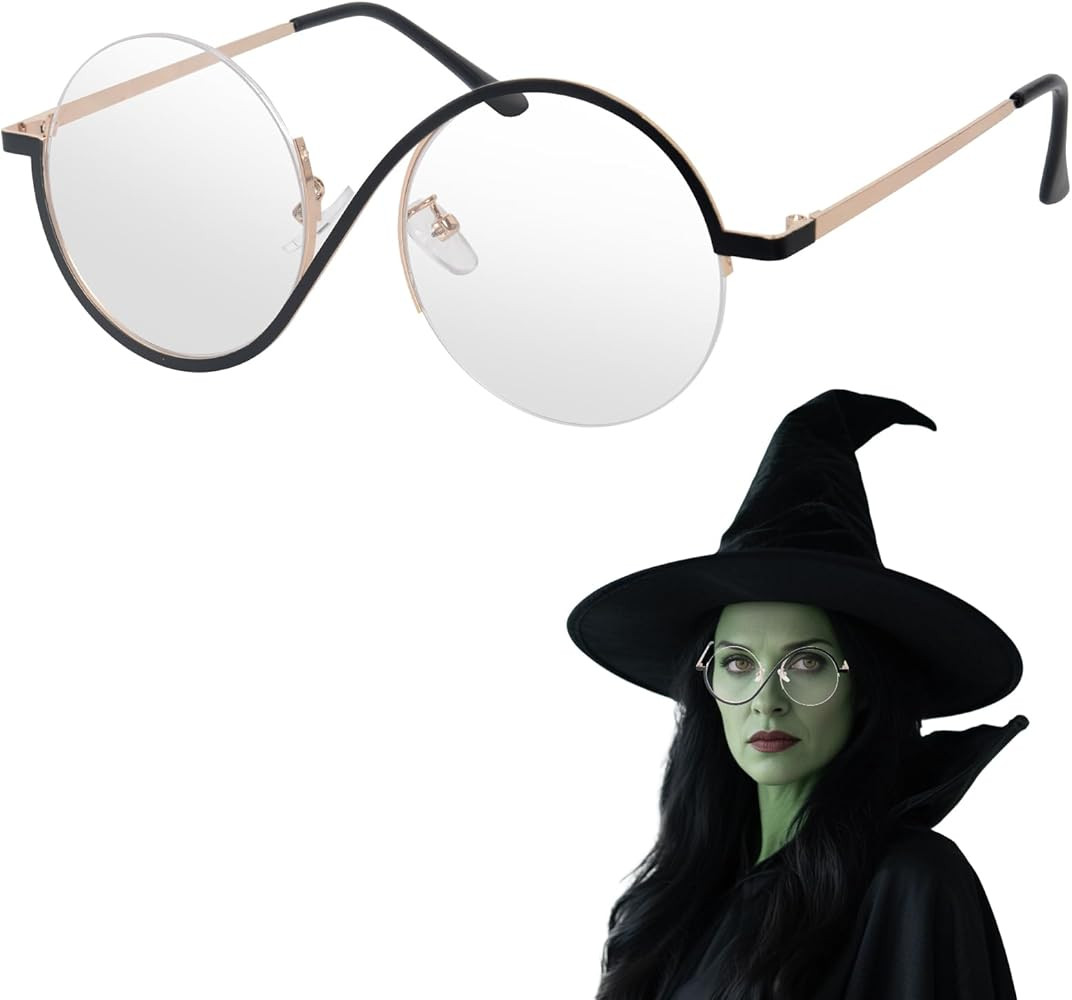 Elphaba Glasses Costume Accessorry for Women Halloween Cosplay | Amazon (US)