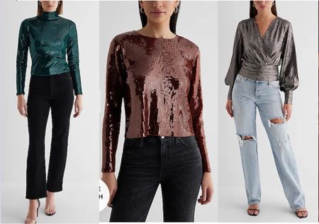 Holiday outfits for that holiday party. These holiday tops are my favorite, sequins and metallic details here are my favorite 

#LTKGiftGuide #LTKparties #LTKHoliday