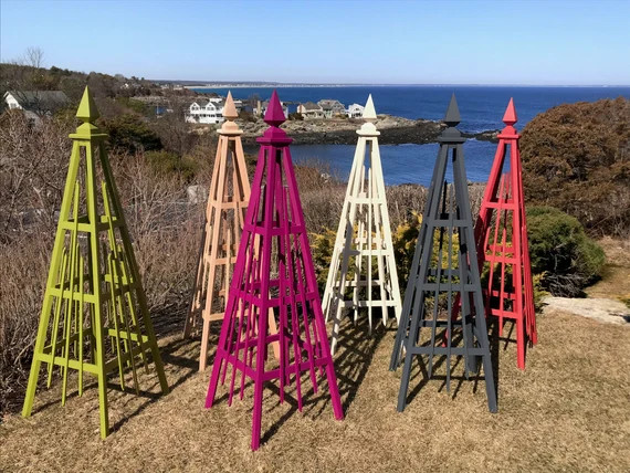 Obelisk 70"H x 22"W x 22"D  -or-  60"H x 18"W x 18"D | Etsy (US)