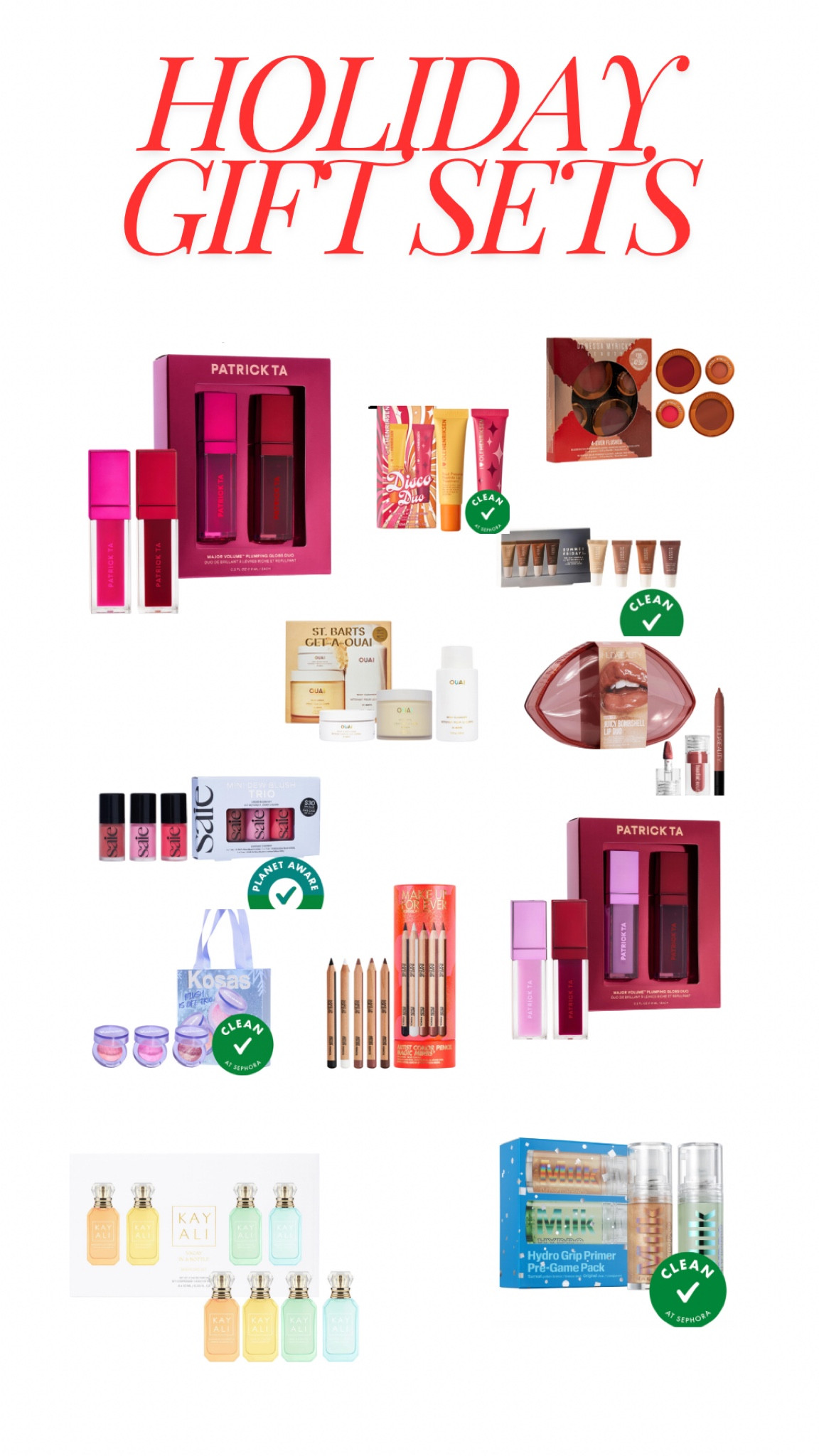 holiday sephora gift sets #sephoragiftsets #holidaysets #makeupgiftsets

#LTKGiftGuide #LTKSeasonal #LTKFindsUnder100