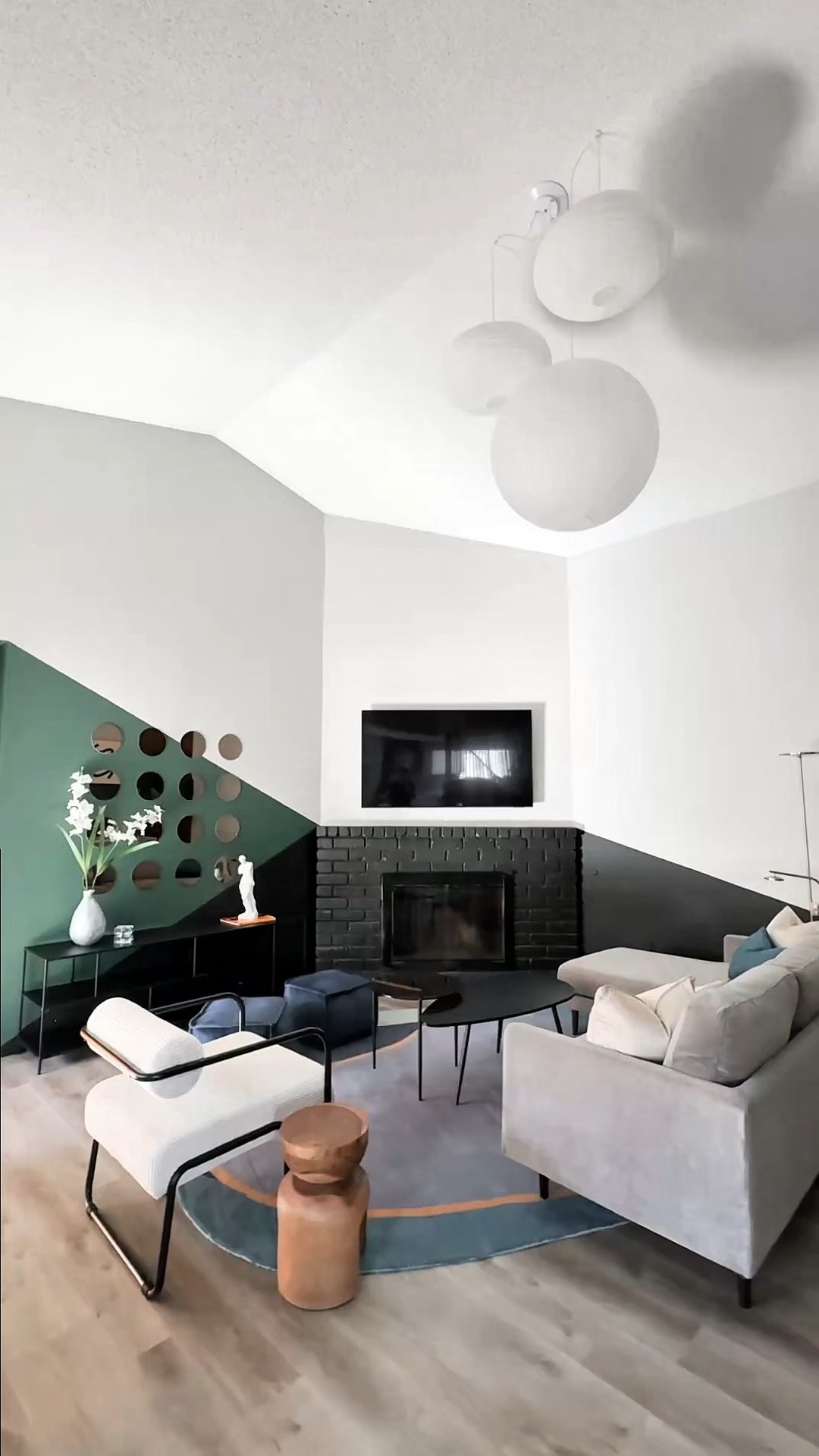 An exercise in visual gravity. This is where graphic geometry meets sophisticated texture—a narrative told through sharp lines, deep shadow, and the velvet language of comfort. We exist where design is not just seen, but felt.

#LTKHome