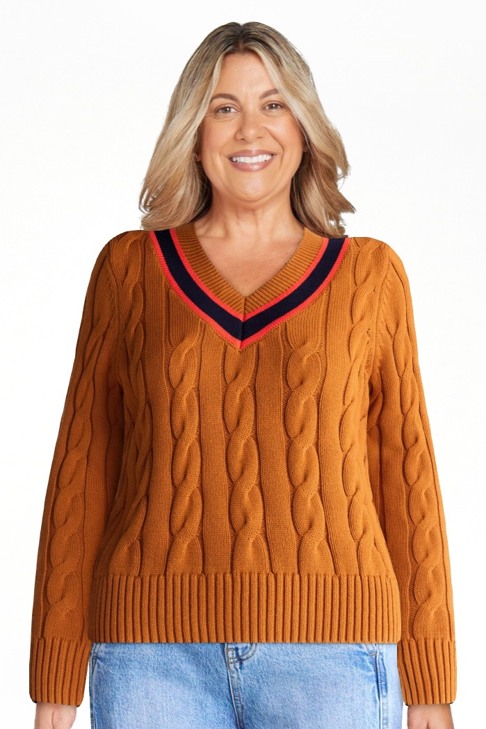 Free Assembly Women's and Women's Plus Cotton Cable Knit Sweater, Midweight, Sizes XS-4X | Walmart (US)