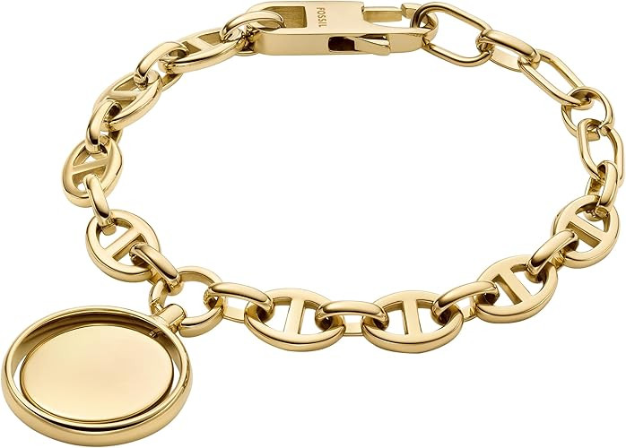 Fossil Women's Stainless Steel Chain Bracelet | Amazon (US)