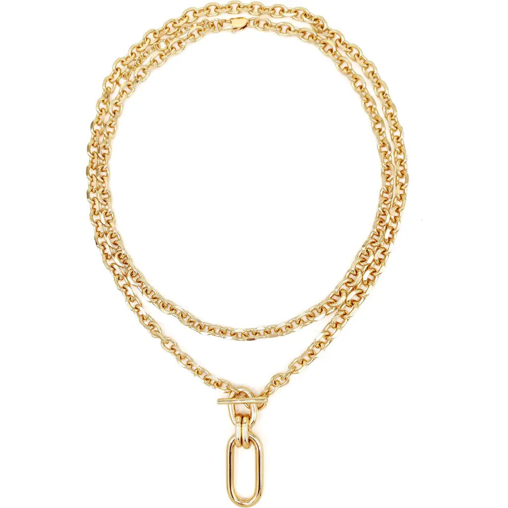 Petit Moments Carabiner Pendant Necklace in Gold at Nordstrom | Nordstrom