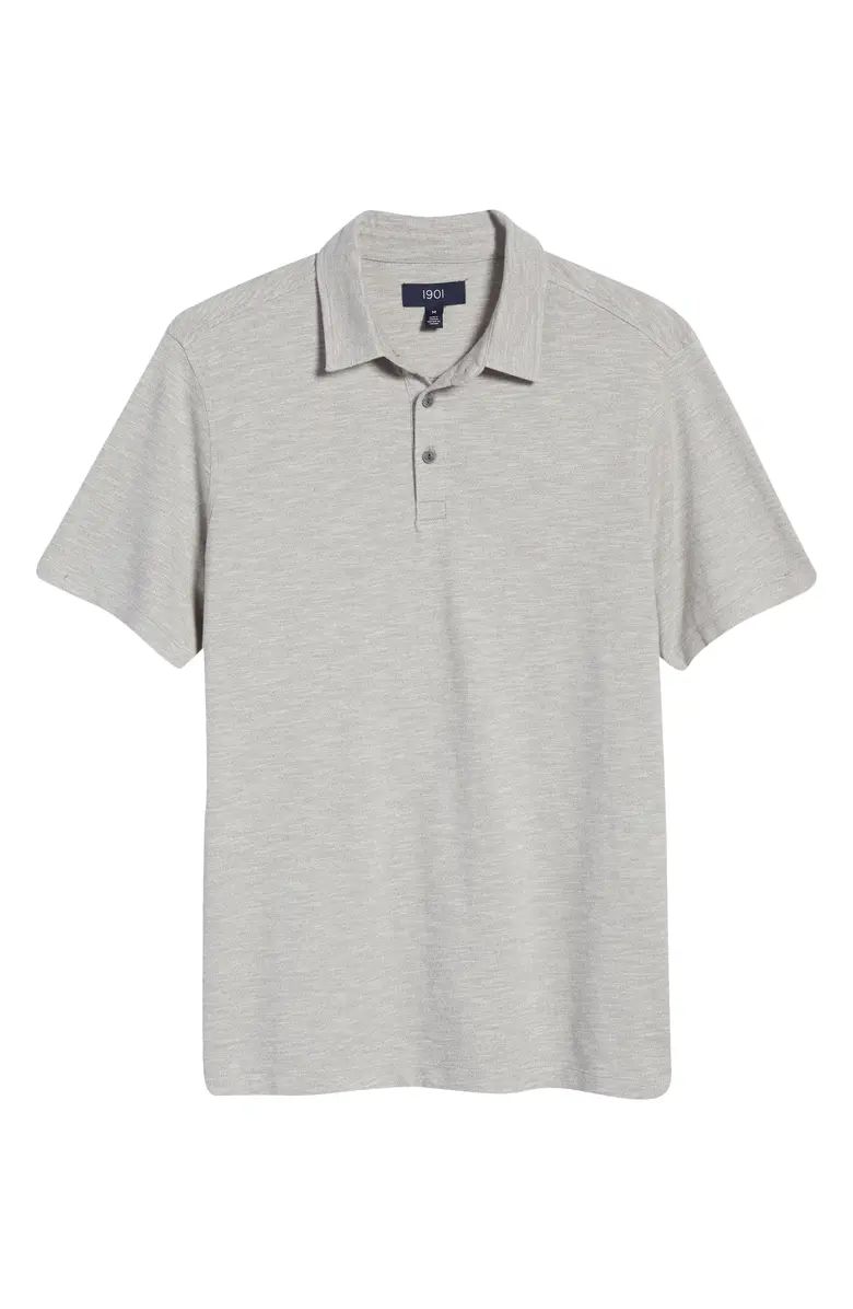 Marled Short Sleeve Cotton Polo | Nordstrom