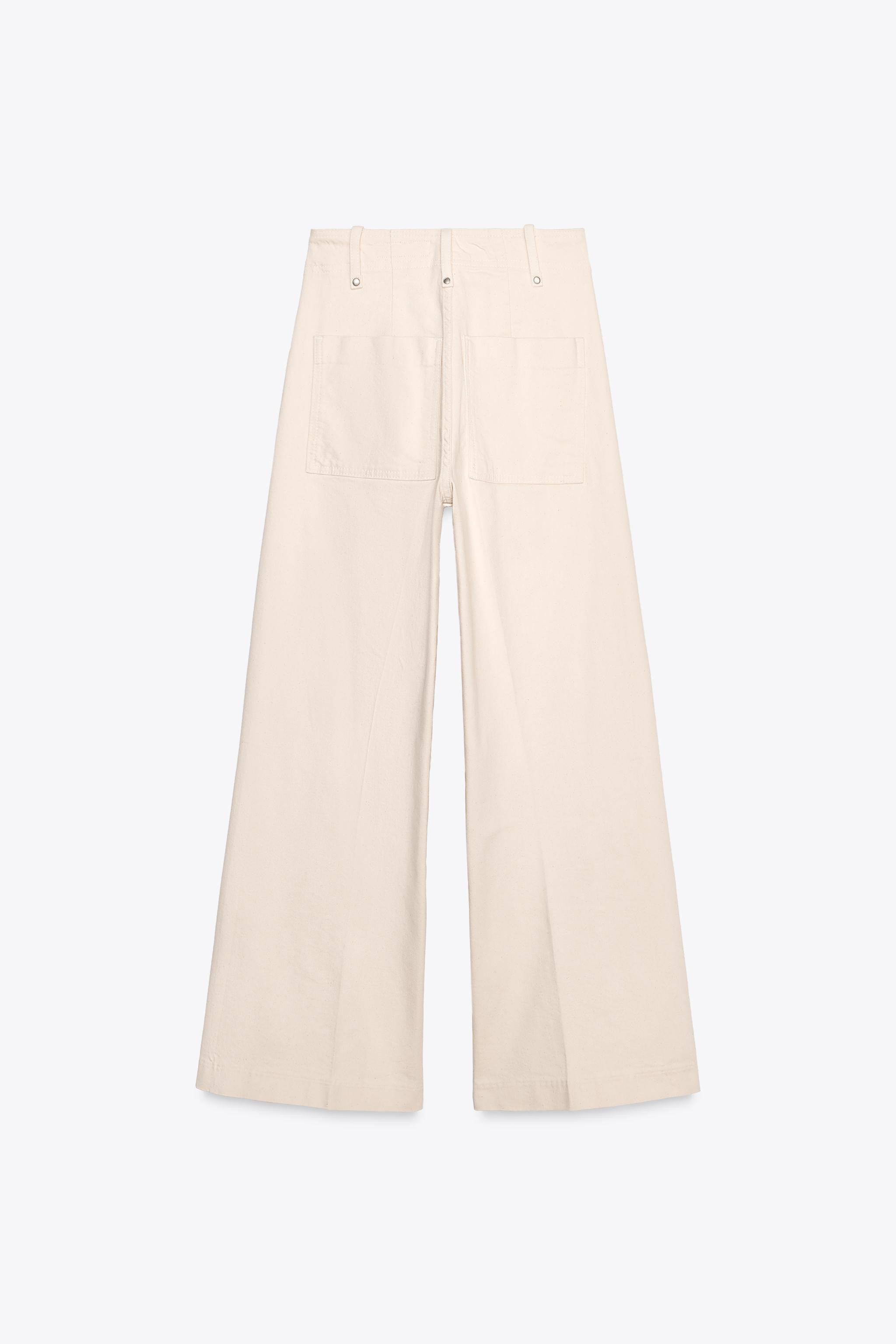 JEANS ZW COLLECTION WIDE LEG HIGH-WAIST | Zara UK