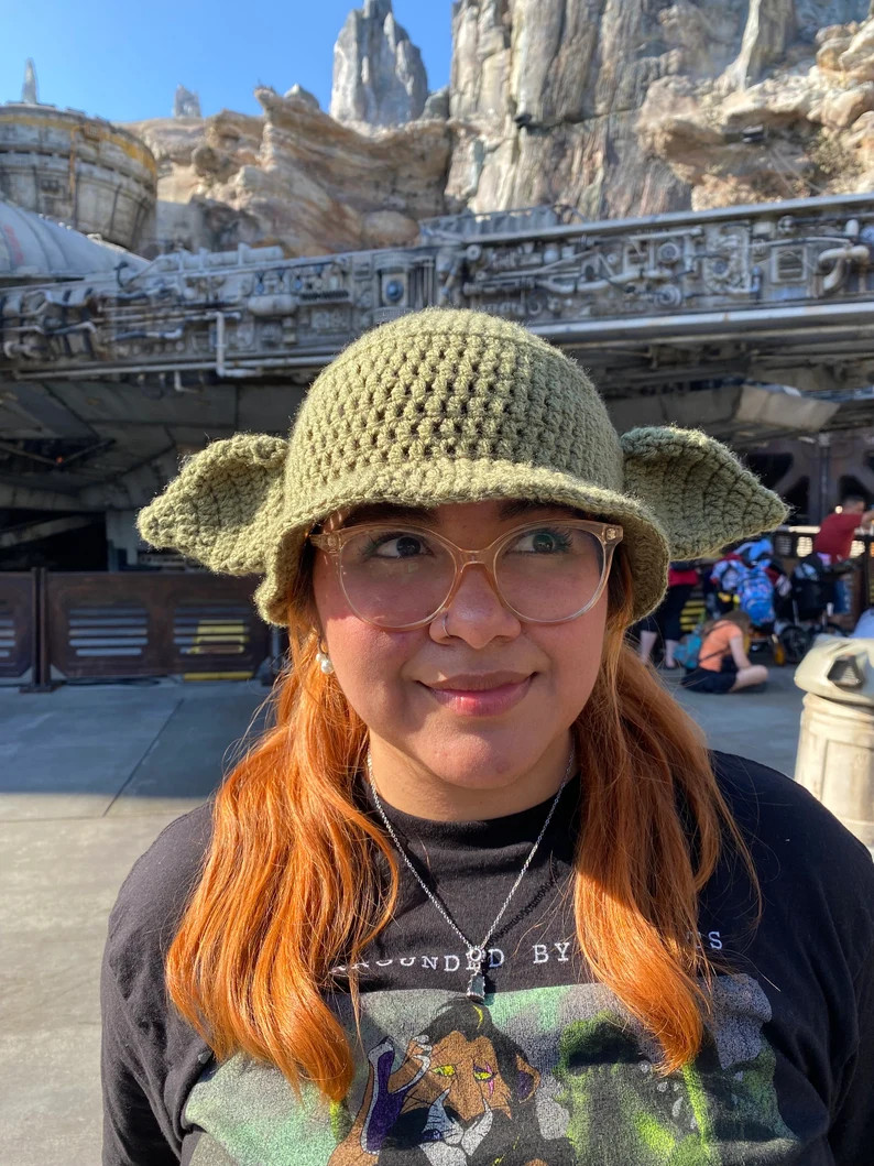 Crochet Yoda Bucket Hat - Etsy | Etsy (US)