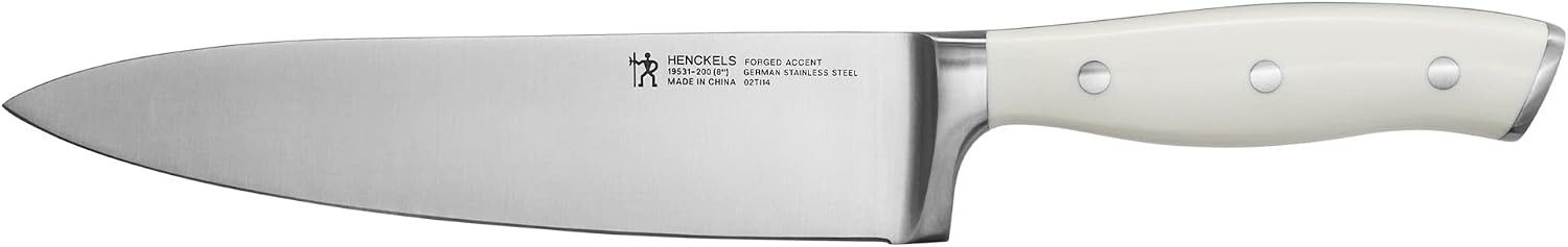 HENCKELS Forged Accent Razor-Sharp 8-inch Chef Knife, White Handle, German Engineered Informed by... | Amazon (US)