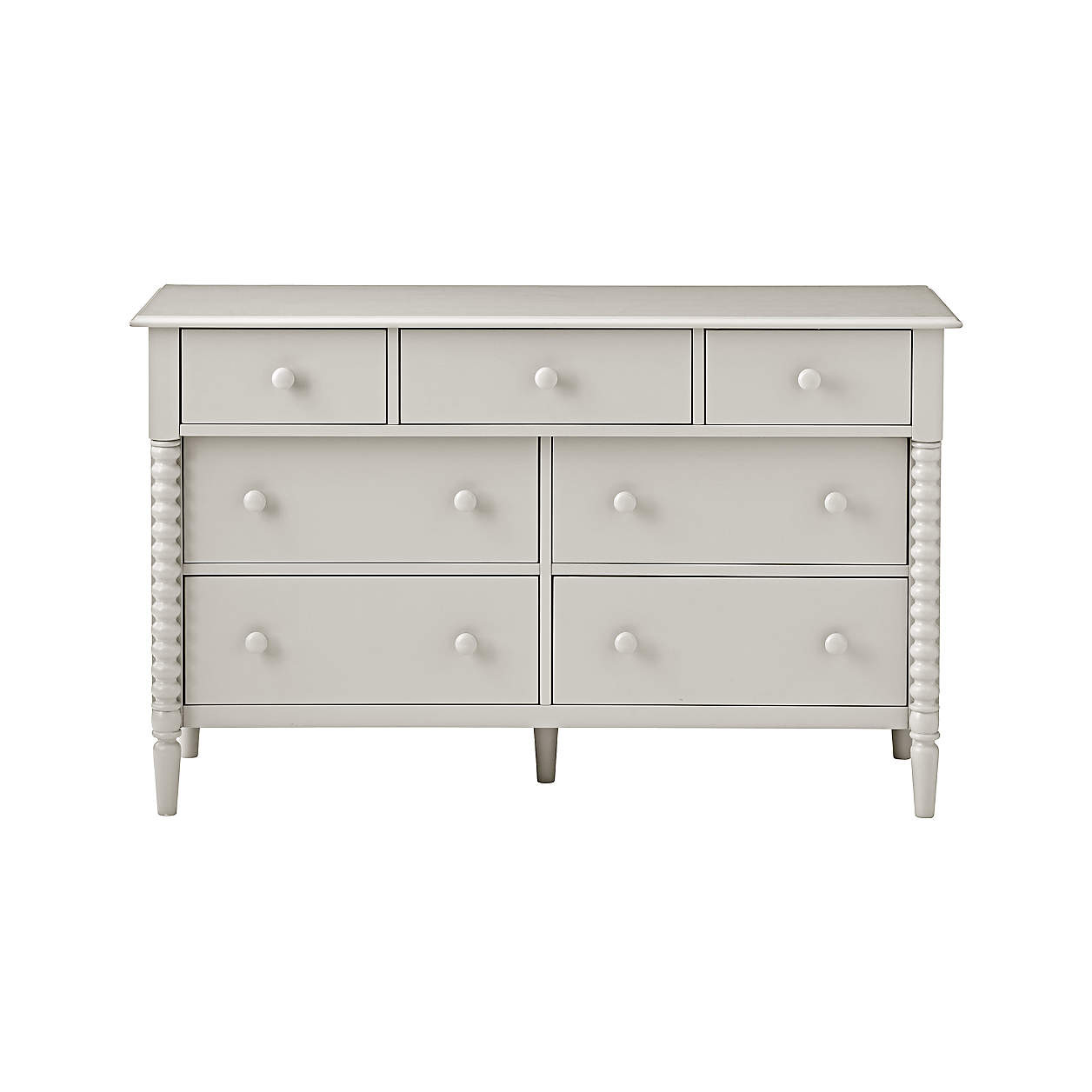 Kids Jenny Lind Wide Grey Dresser + Reviews | Crate and Barrel | Crate & Barrel