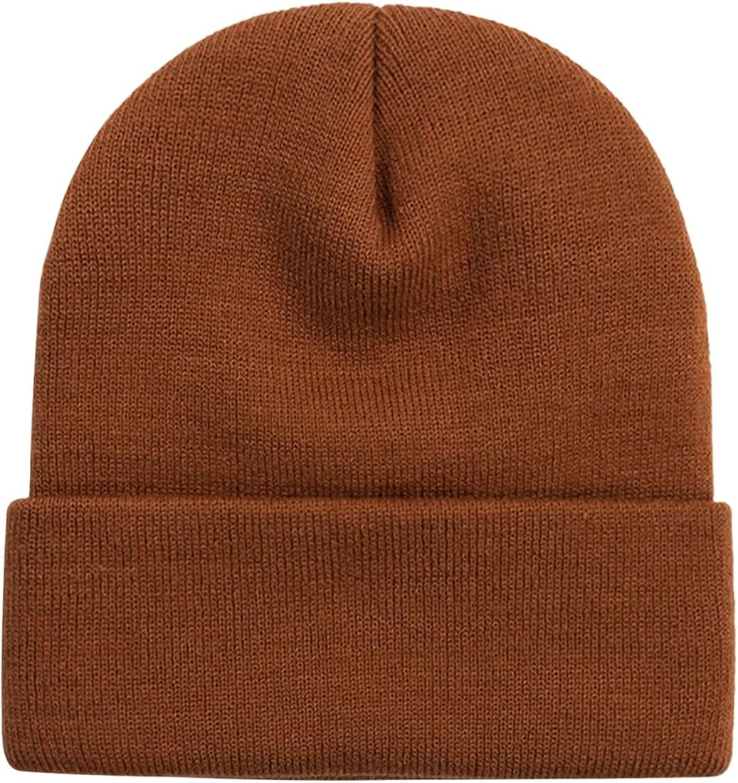 Rosoz Beanie Hats for Men, Slouchy Beanies for Men Knitted Caps for Women Soft Warm Unisex Cuffed... | Amazon (US)