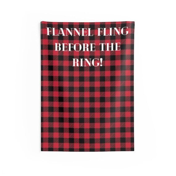Flannel Fling Before the Ring  Bachelorette Party Décor  | Etsy | Etsy (US)