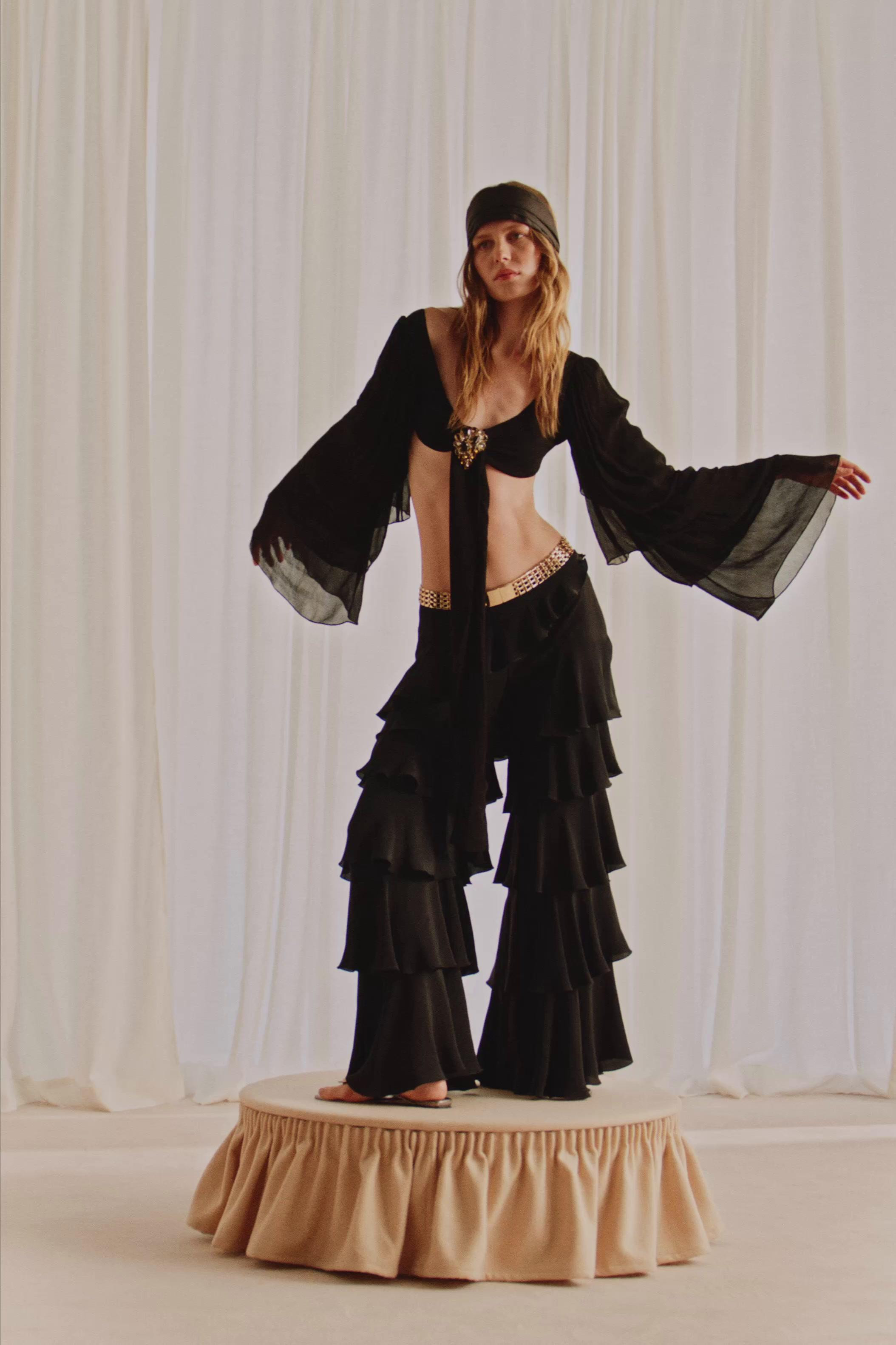 HOSE MIT RÜSCHEN MARISA BERENSON X ZARA | Zara DE