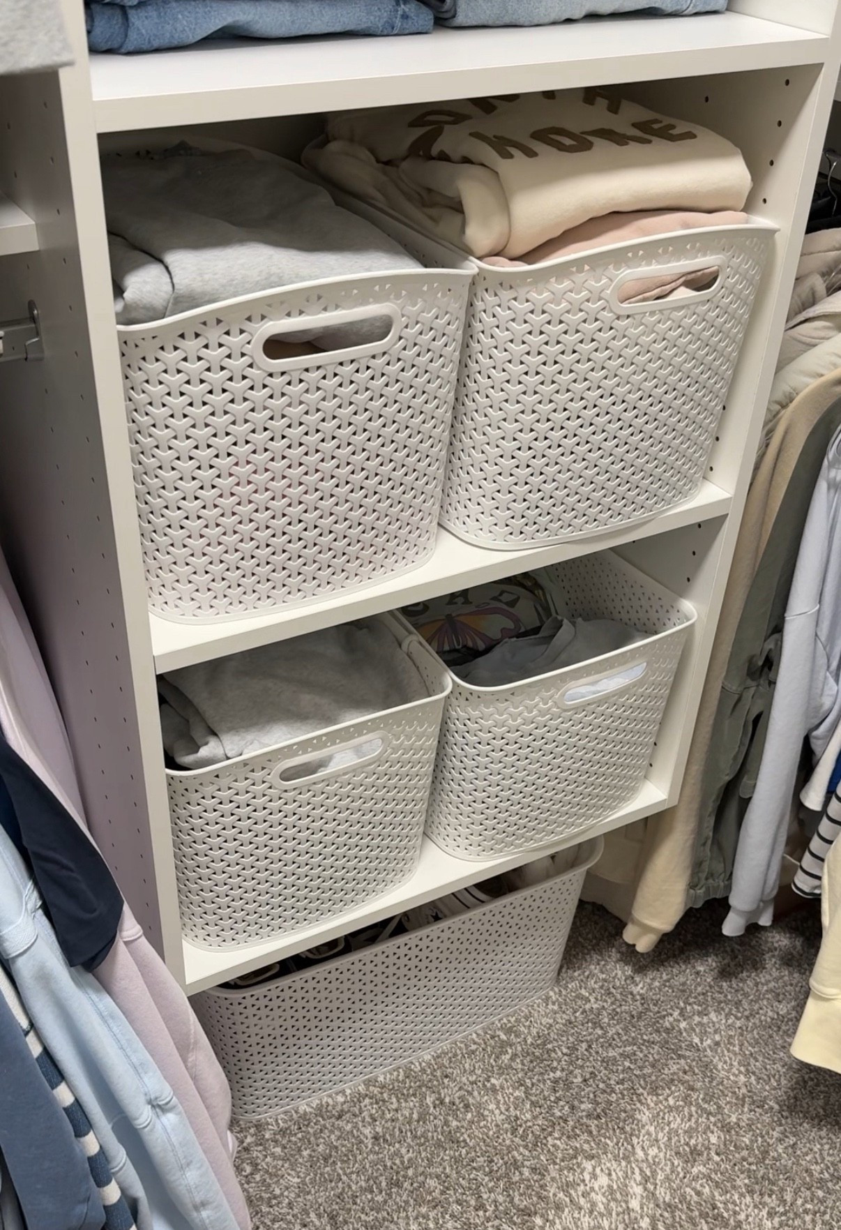 I use these Target Y weave baskets so many places at my house! 

#LTKHome