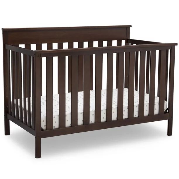 Delta Children Kingswood 4-in-1 Convertible Baby Crib, Walnut Espresso | Walmart (US)